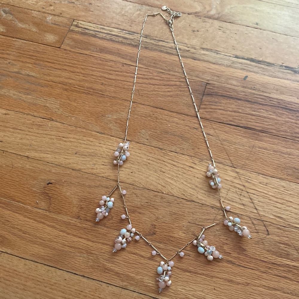 Tablots Beaded Clusters Long Necklace